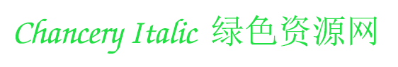 Chancery Italic