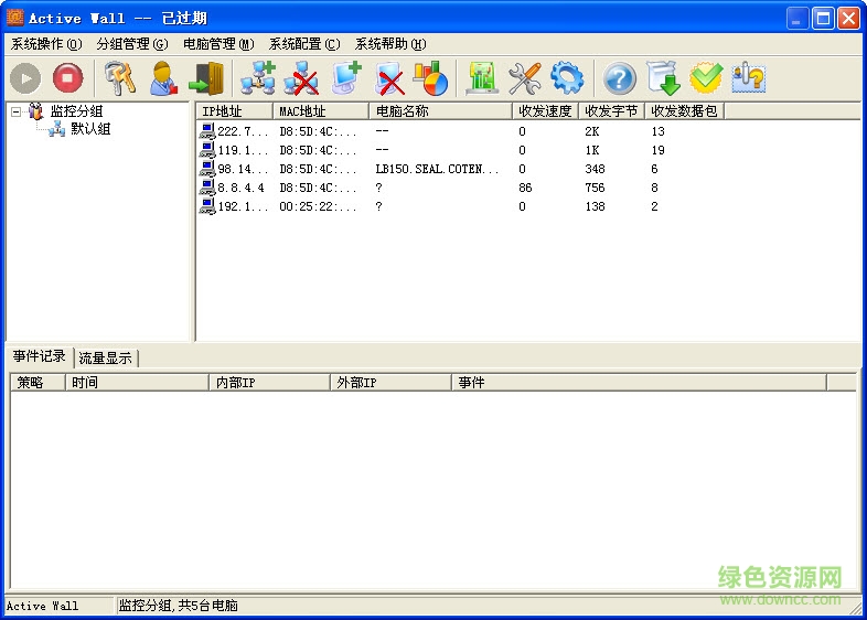 ActiveWall(網絡監(jiān)控) v3.0 綠色版 0
