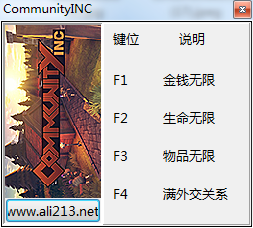 社區(qū)公司四項(xiàng)修改器 v1.0 免費(fèi)版 0