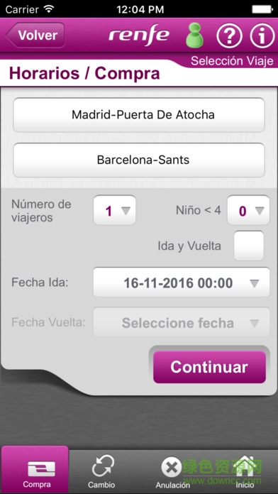 renfe tickets v2.3.13 安卓版 2