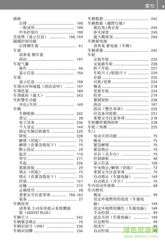 奔馳glc使用說(shuō)明書 電子版 0