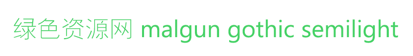 malgun gothic semilight亮體