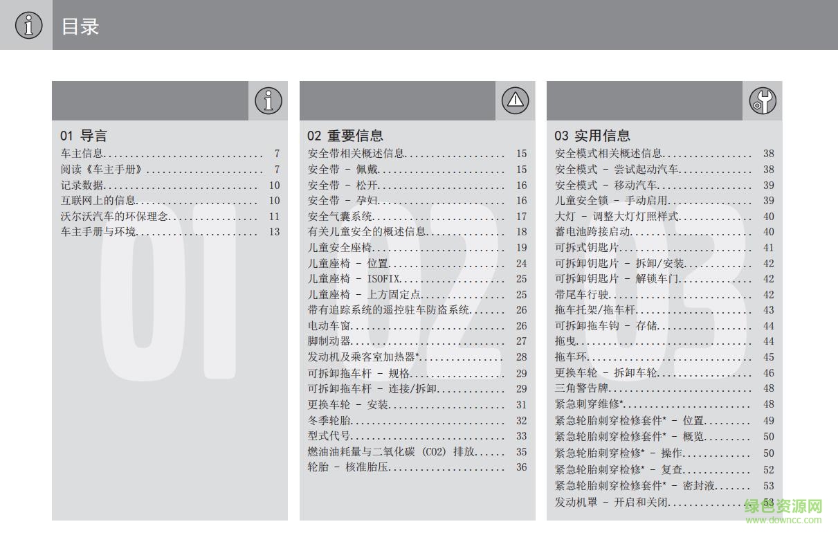 沃爾沃s60l說(shuō)明書 電子版 2