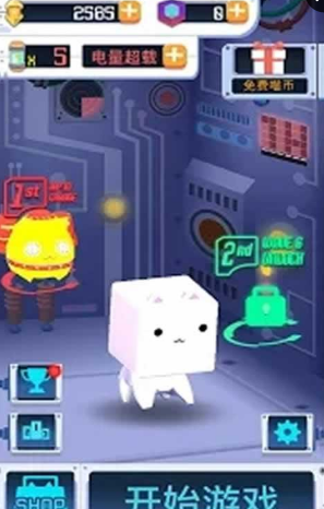 塊貓一只喵星人的奇幻冒險(xiǎn)(Cube Cat) v1.1.28 安卓中文版 0