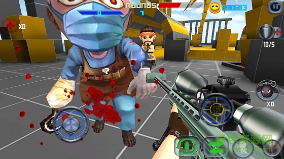 英雄反擊僵尸殺手漢化版(Gun Shoot War Q) v1.0.4 安卓版 1