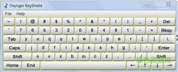 虛擬鍵盤(pán)(Oxynger KeyShield) v1.1.0 官方最新版 0