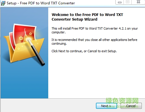 Free PDF to Word TXT Converter(PDF一鍵轉(zhuǎn)TXT和word) v4.2.1 官方免費版 0