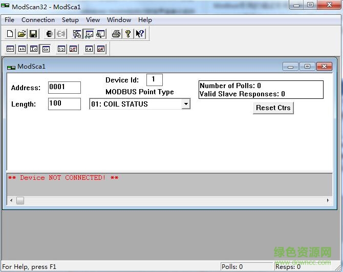 modbus調(diào)試精靈(modscan32) v8.A00 漢化免費版 0