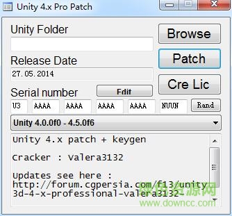 unity3d 4.x 補(bǔ)丁 全系列通用版 0