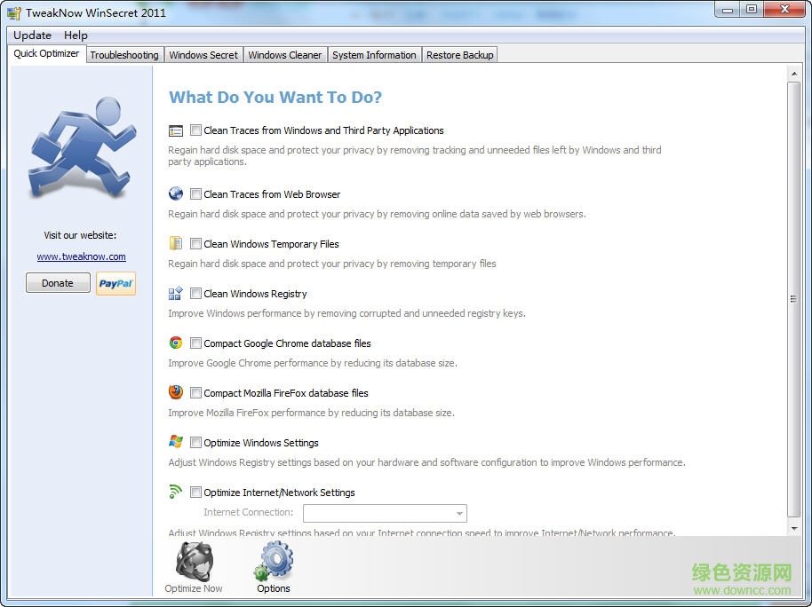 TweakNow WinSecret(注冊(cè)表設(shè)置工具) v4.2.7 綠色版 0