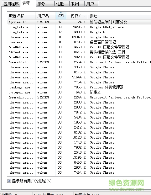 進程快速清理工具 v1.0 綠色免費版 0