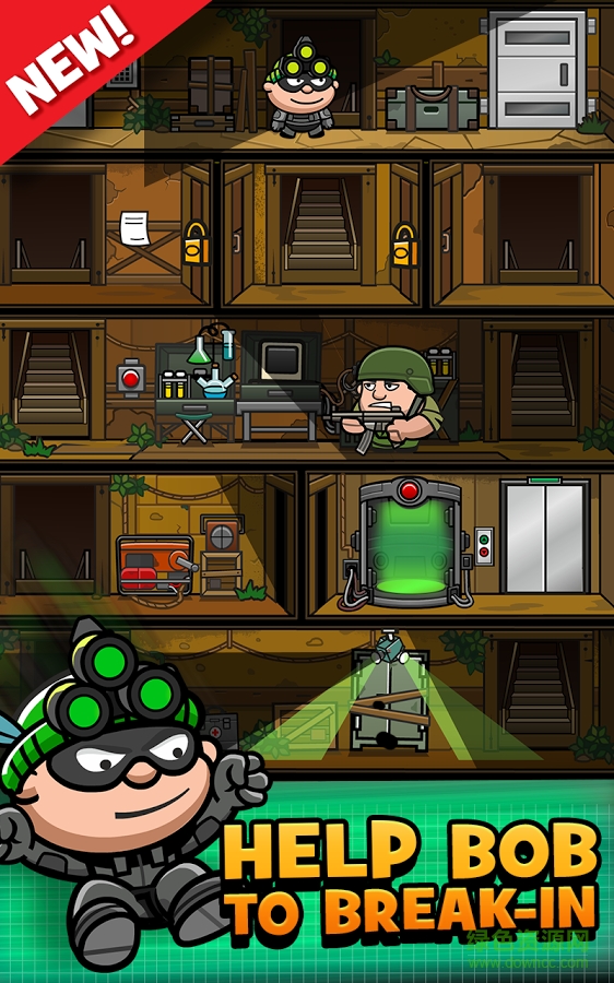 神偷鮑勃3漢化版(Bob The Robber 3) v1.0.5 安卓免費(fèi)版 0