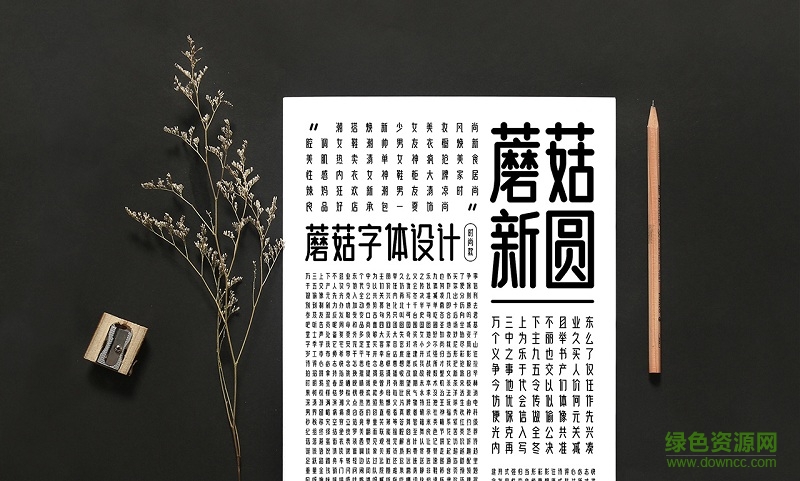 蘑菇新圓體字體  0