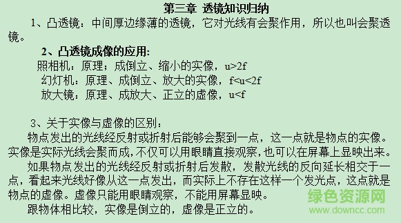 初中物理知識(shí)點(diǎn)總結(jié)大全