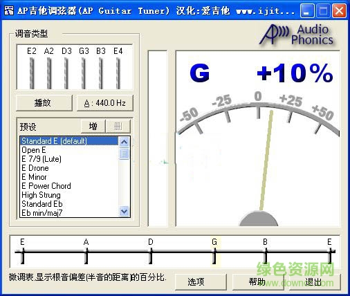 民謠吉他調(diào)音器 免費(fèi)版 0
