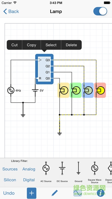電子電路仿真和設計app(iCircuit) v1.8 安卓版 2