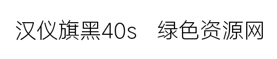漢儀旗黑40s