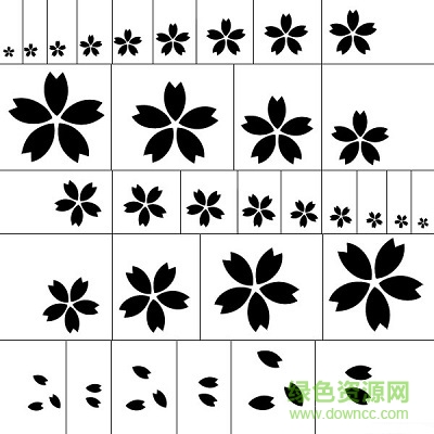 ps櫻花花瓣筆刷  0