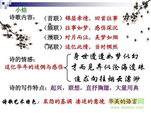 錦瑟ppt課件
