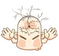 一個光頭小人的表情包