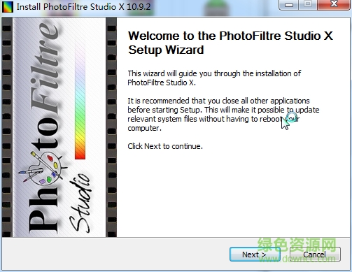 PhotoFiltre Studio X(圖像編輯軟件) v10.9.2.0 最新綠色版 0