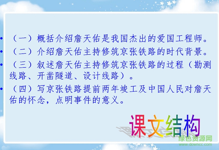 詹天佑ppt免費(fèi)課件