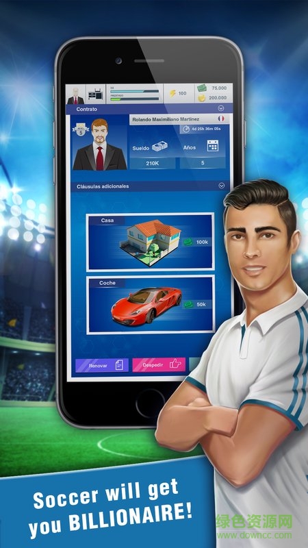 世界足球經(jīng)紀(jì)人手游(Soccer Agent) v1.0.0 安卓版 1