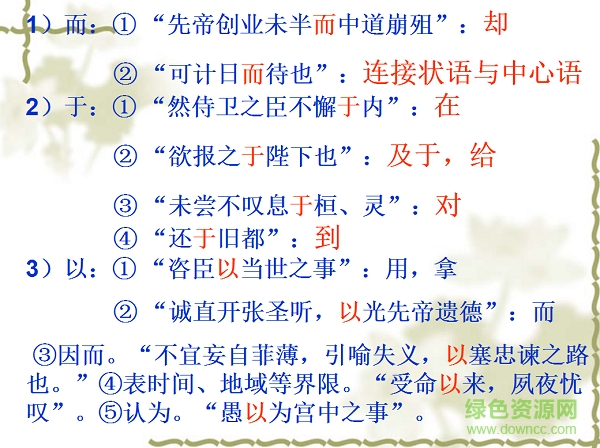 出師表ppt課件