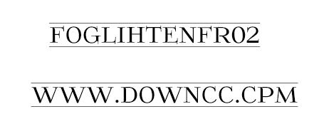 foglihtenfr02字體