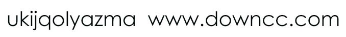 ukijqolyazma字體