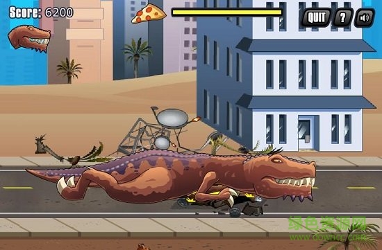 恐龍大戰(zhàn)火箭車(chē)