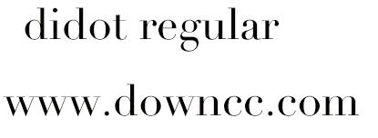 didot regular