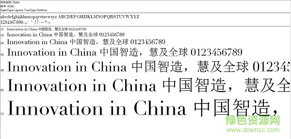 didot regular  0