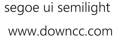 segoe ui semilight