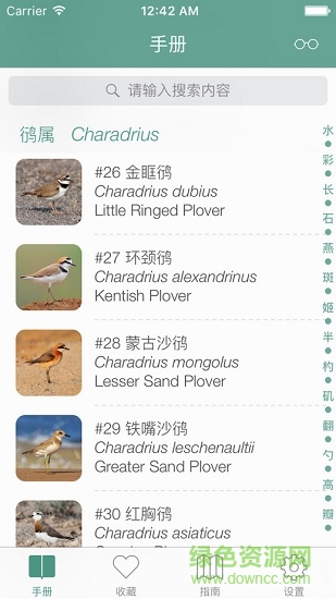 中國(guó)鸻鷸類識(shí)別Android
