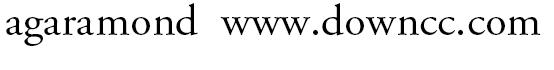 agaramond字體