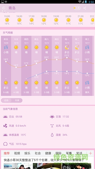岳悅天氣預(yù)報 v4.6.0 安卓版 0