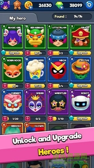 英雄口袋競爭游戲(HEROES) v1.0.3 安卓版 1