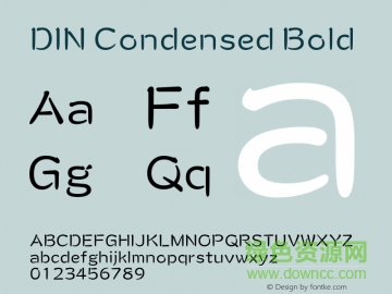 dincondensed-bold字體免費(fèi)  0