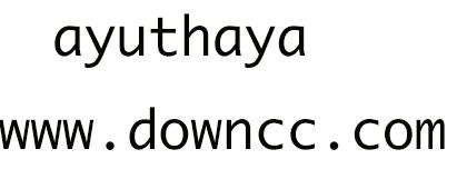 ayuthaya 蘋(píng)果字體