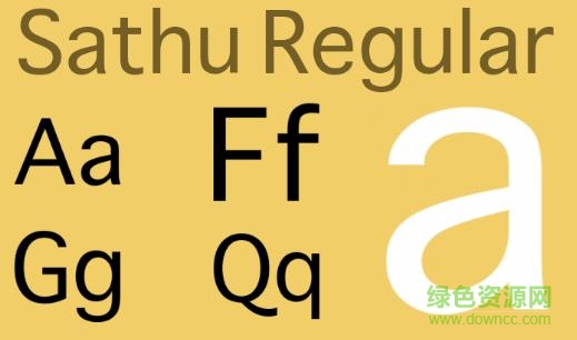 sathu font  0