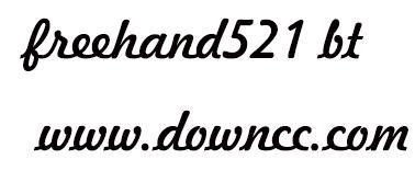 freehand52字體