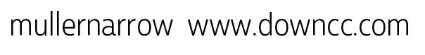 mullernarrow 字體