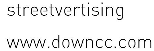 streetvertising字體