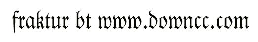 fraktur bt字體