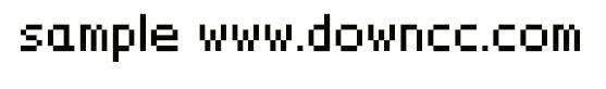 sample字體