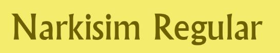 narkisim字體 narkisim regular