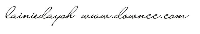 lainiedaysh字體