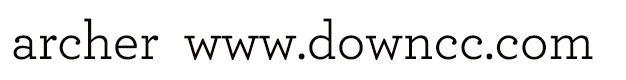 archer字體
