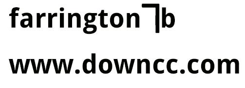 farrington7b字體